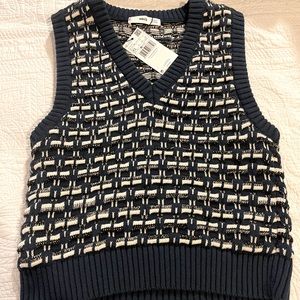Mango Sweater vest xs NWT